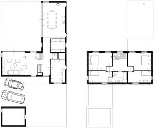 Buro Heim Woonhuis Strijbeek Plattegronden