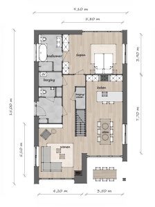 Lange Jaap C plattegrond BG Lighthouse Living