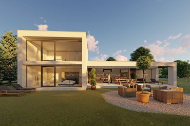 Moderne kubistische woning Clickhouse header