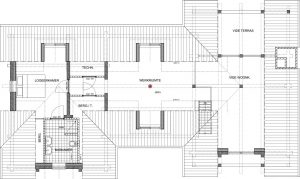 Houten logwoning Vierhouten Vidazz plattegrond VD
