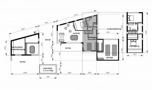 Moderne Villa Solid Green Architecture plattegrond