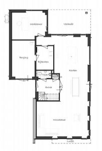 Robuuste schuurwoning van Livingstone Villabouw plattegrond BG