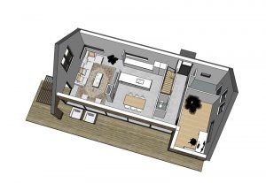 Schuurwoning type kapschuur van Esbi Huis inkijk 2